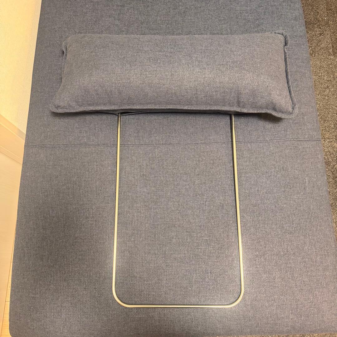 【美品】ニトリ ソファー MS01 シェーズ ロング肘なし Nシールド DBL