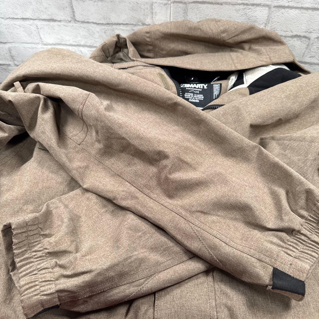 686 スノーボードウェア SMARTY 高機能 マウンテンパーカー 茶 L