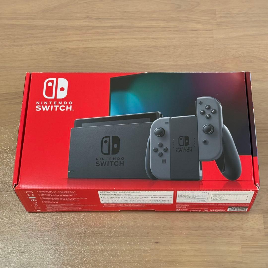 7-091 Switch 本体 バッテリー強化版 グレー 箱付き