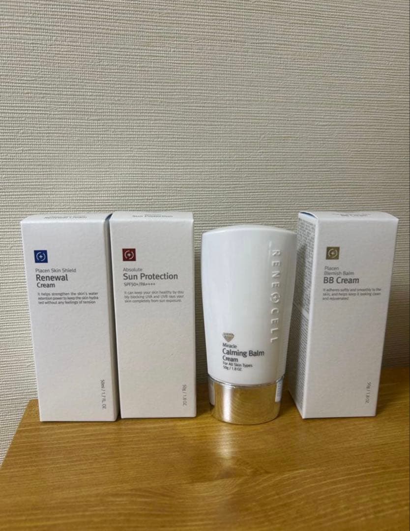 韓国人気な化ルネセル、日焼け止め、CBクリーム、BBクリームとリューアルクリーム