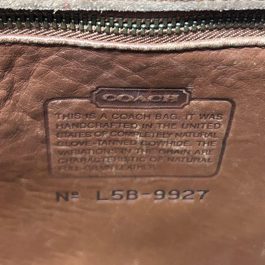 【人気✨ターンロック/ユニセックス】オールドコーチ　ブラウン　2way バッグ