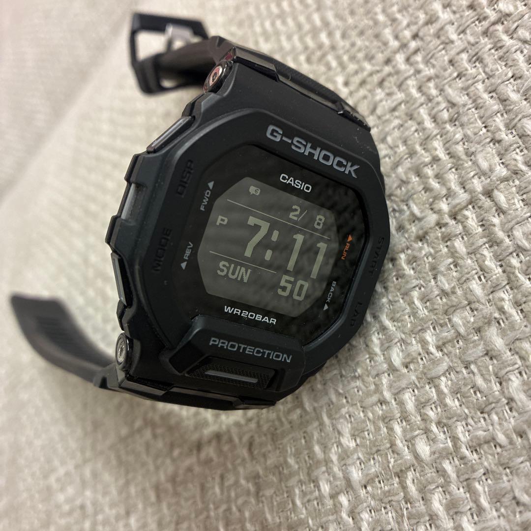 G-SHOCK GBD-200ブラック デジタル腕時計