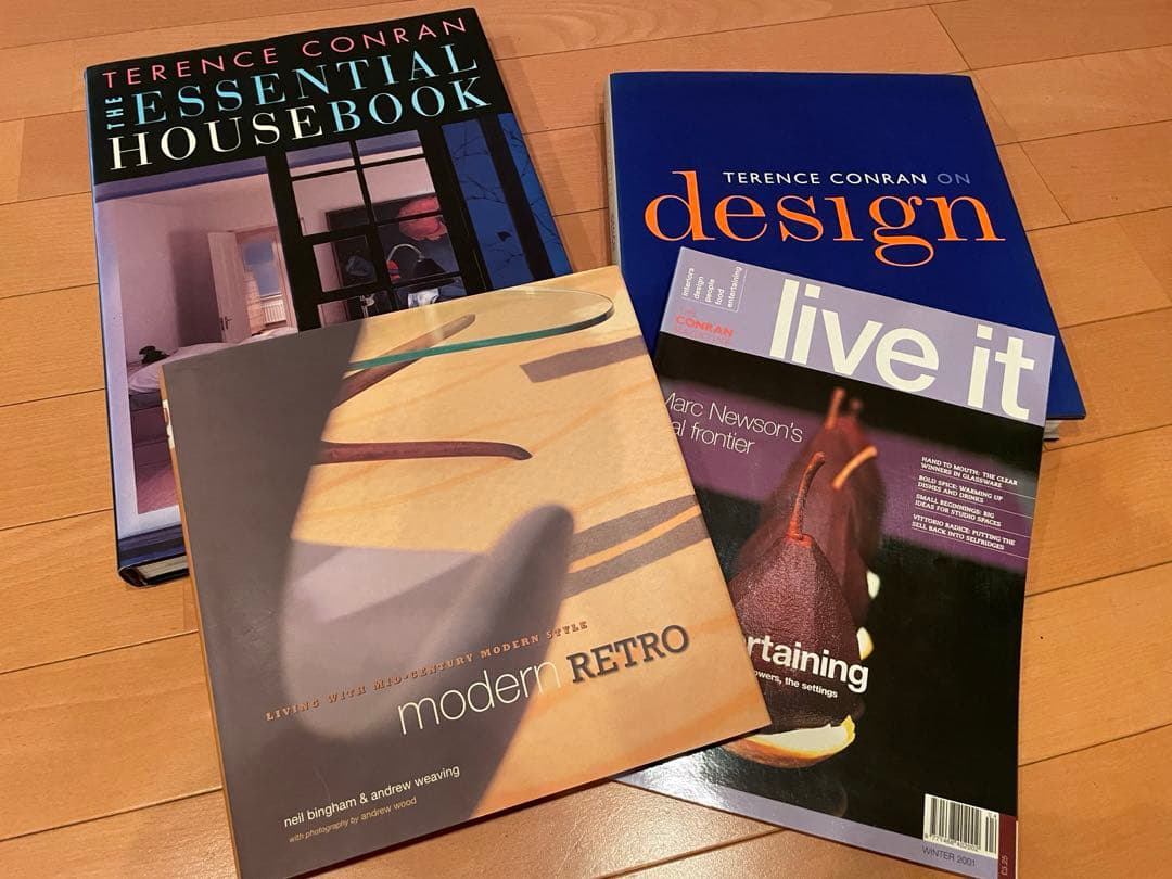 洋書　テレンス・コンラン 他　インテリア　家具　4冊