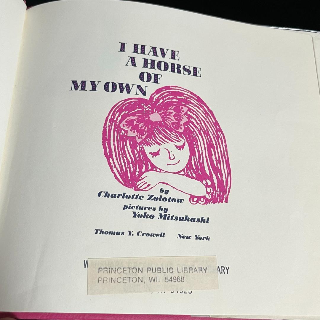 絵本・児童書 I HAVE A HORSE OF MY OWN