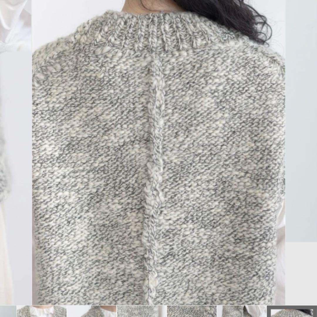 コムアーチニットベスト