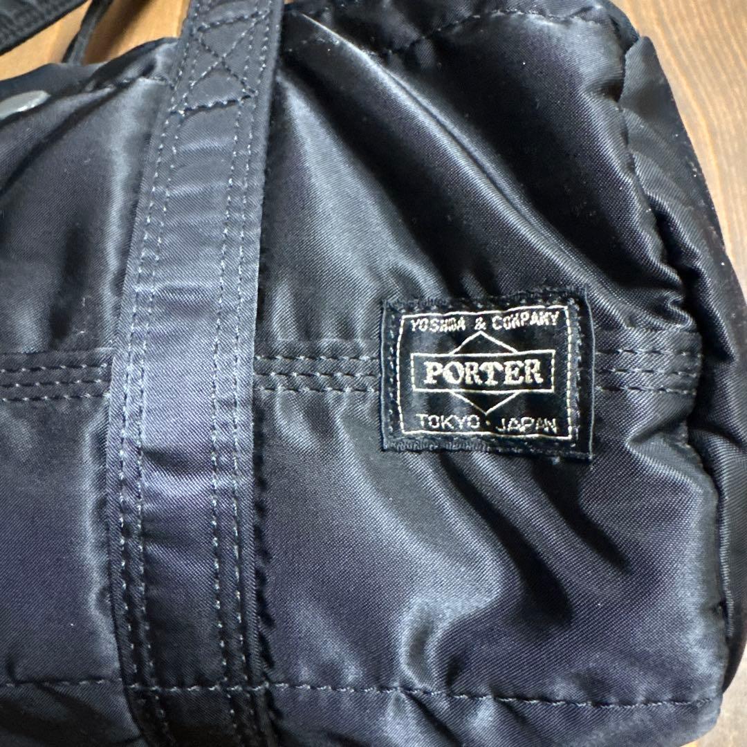 ポータータンカーブラック ×オレンジナイロン ドラムバッグ