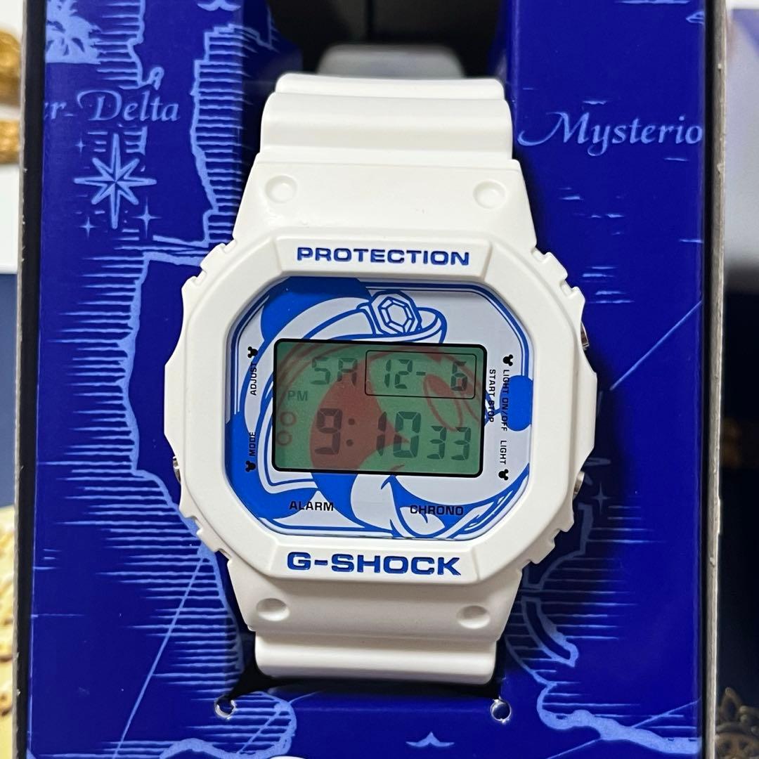 ディズニーシー 15周年 G-SHOCK ホワイト 箱・説明書付 ミッキー