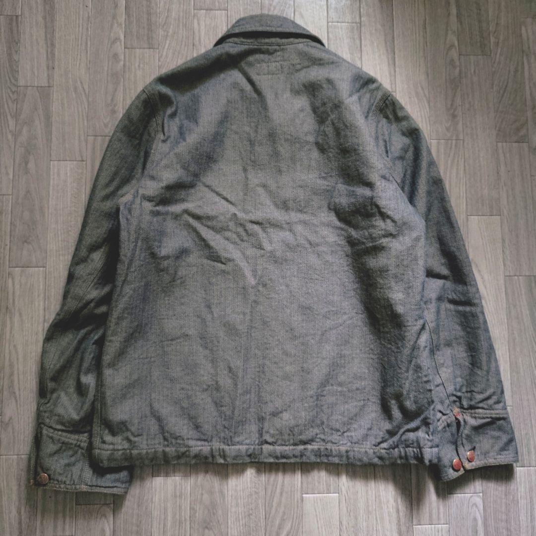 ネペンテス別注 ROUND HOUSE ヘリンボーン カバーオール USA製