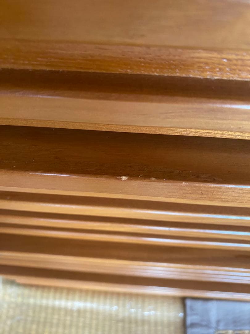 木製スリットデザインチェスト 5引き出し