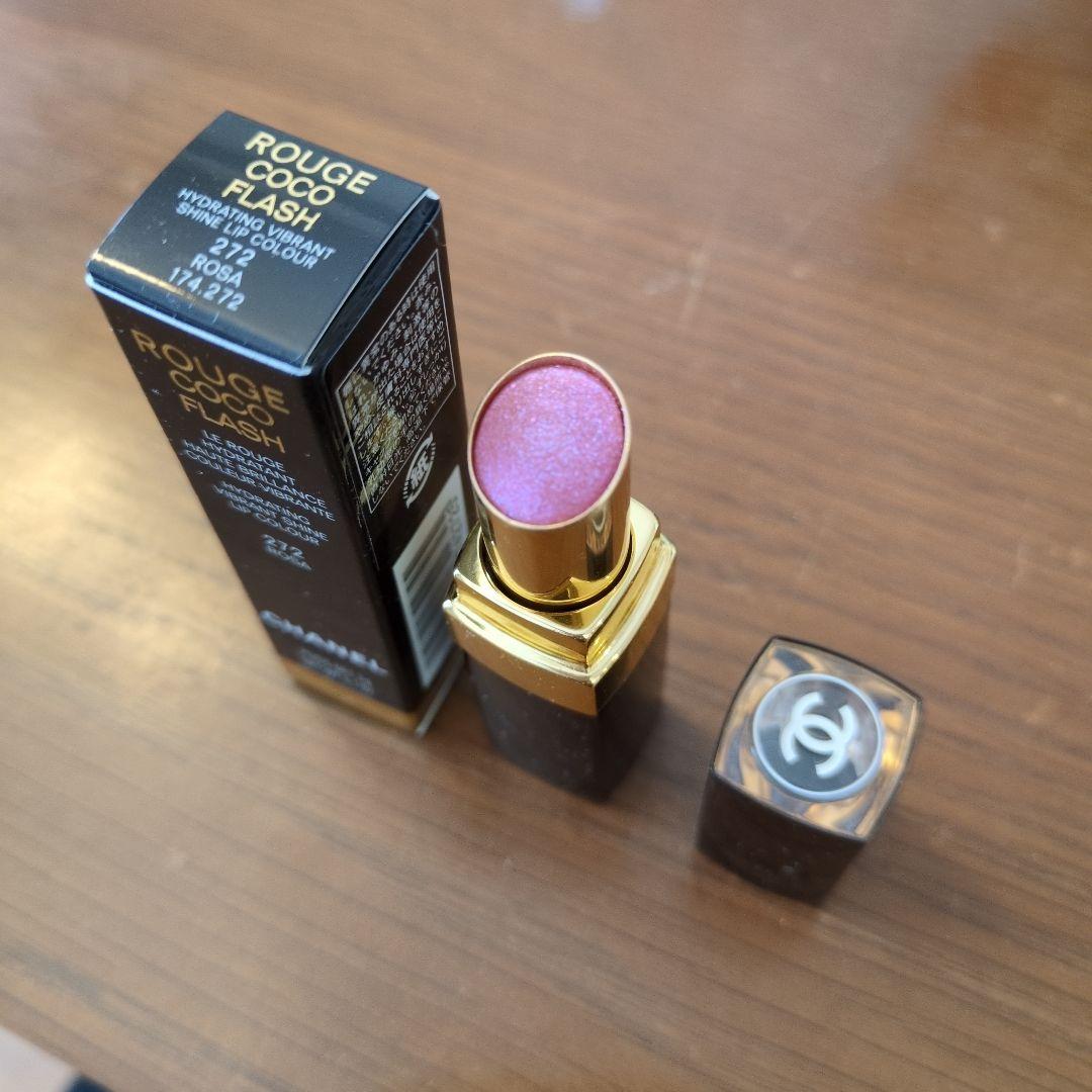 シャネル　ルージュココフラッシュ　ロザ 272