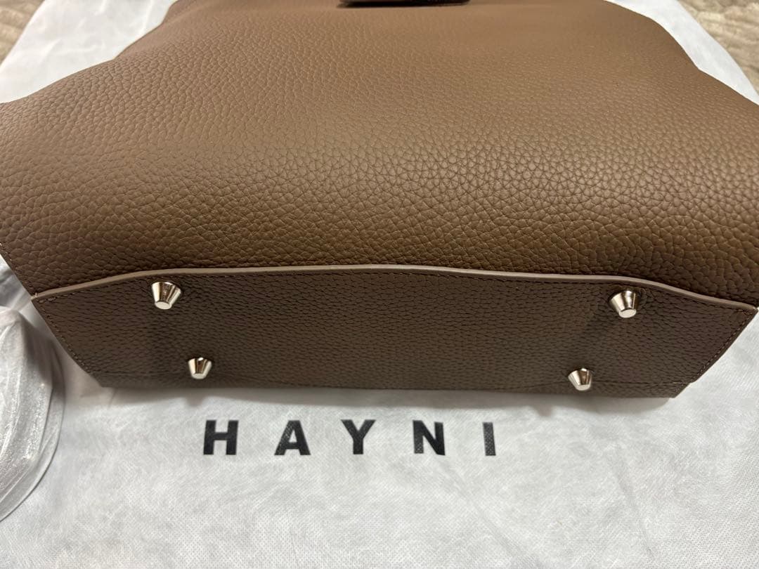 【未使用】HAYNI(ヘイニ) ハンド/ショルダーバッグ　トープ