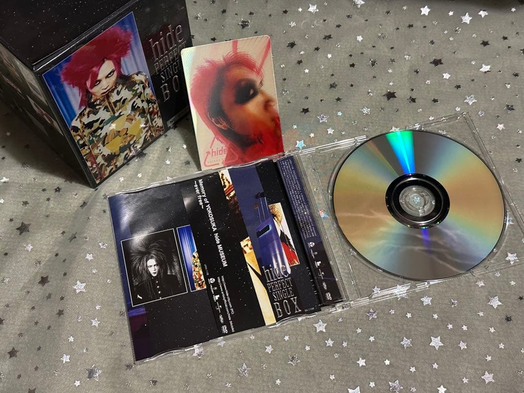 hide PERFECT SINGLE BOX CD DVD ギター フィギュア