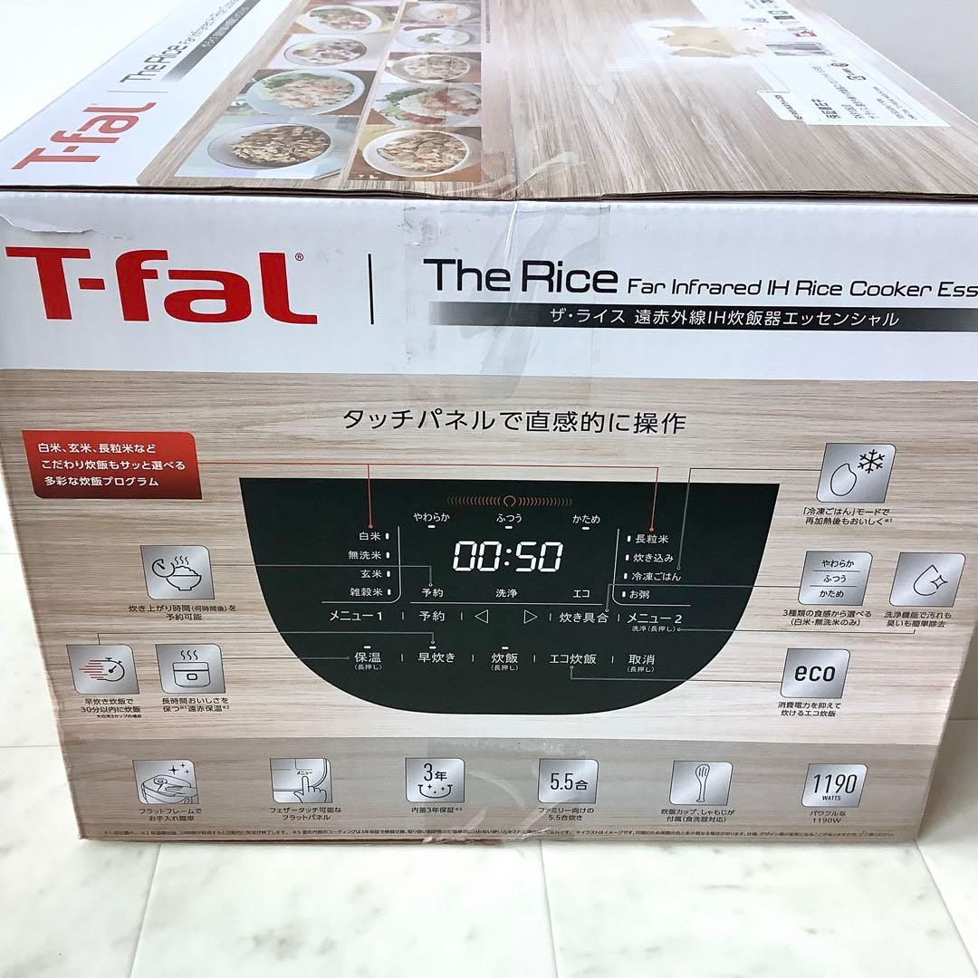 【新品・未使用品】T-fal ザ・ライス 遠赤外線IH炊飯器 RK9108JO