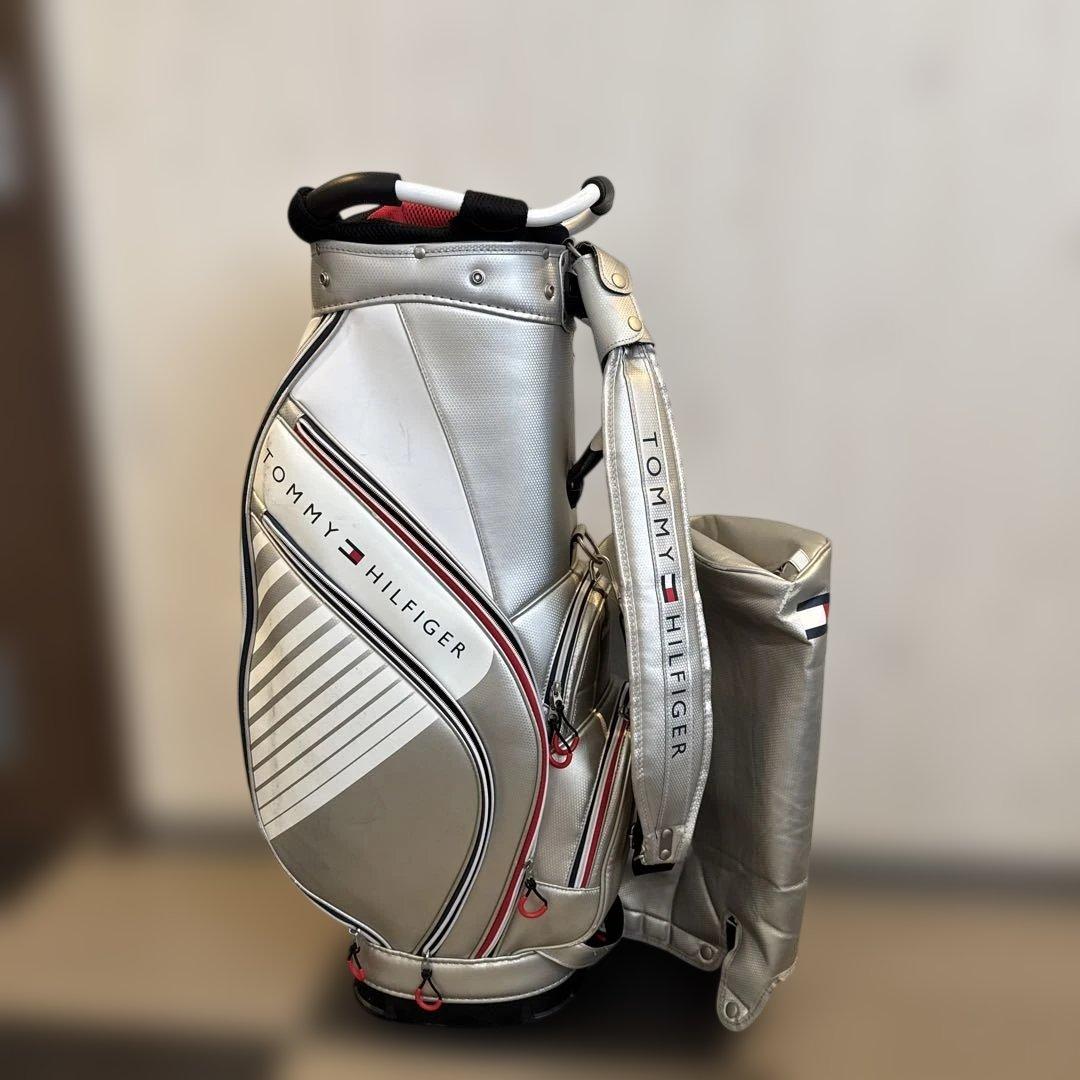   ゴルフ キャディバッグ トリコロール 9型 3点式