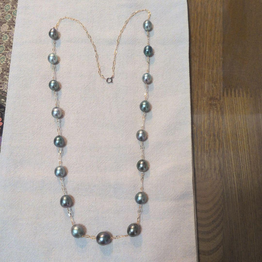 ペルラジオーネ黒蝶真珠ネックレス