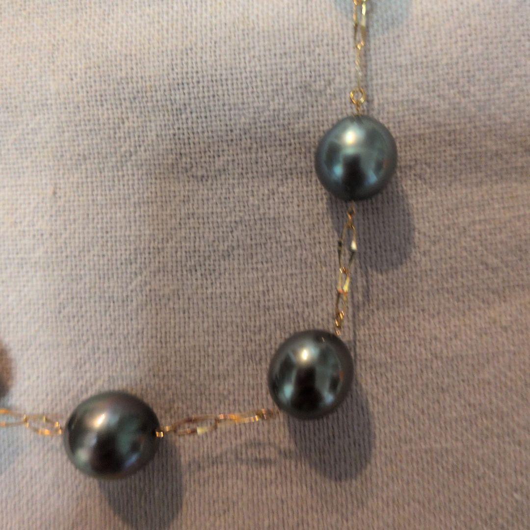 ペルラジオーネ黒蝶真珠ネックレス