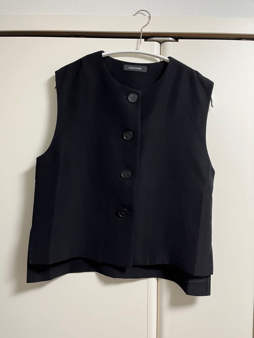 OURアワーホーム 洗えるボタンベスト