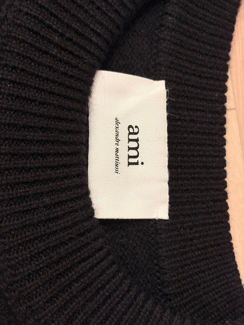 アミパリス AMI PARIS クルーネック ニット セーター ブラックSサイズ