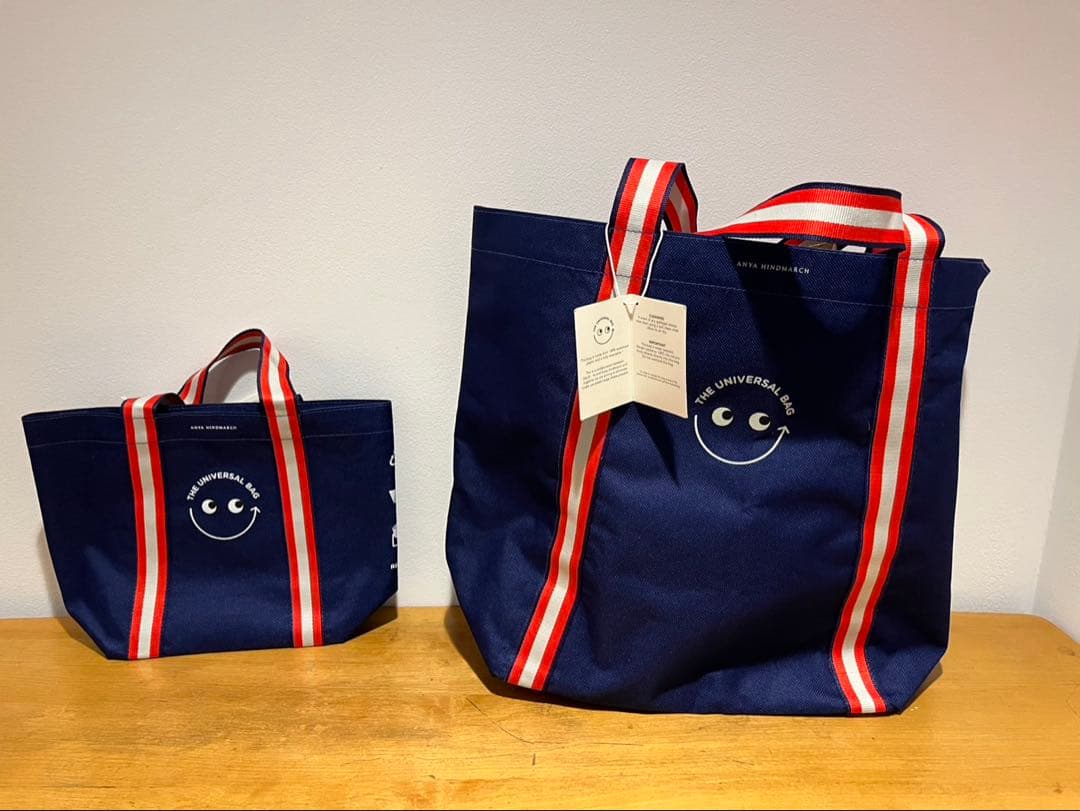 アニヤハインドマーチ 明治屋　エコバッグ　大小セット