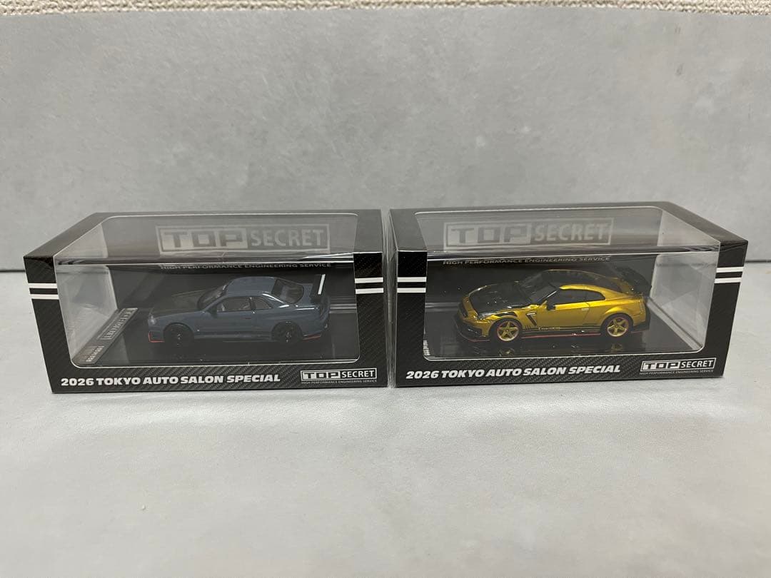 東京オートサロン2026限定999台限定 1/64 GT-R R35 R34