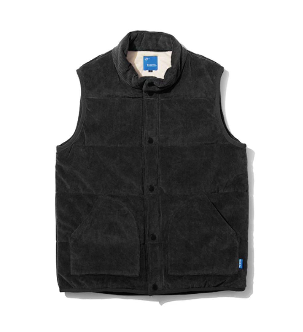 GOOD ON ニットコーディロイ ベスト Mサイズ。