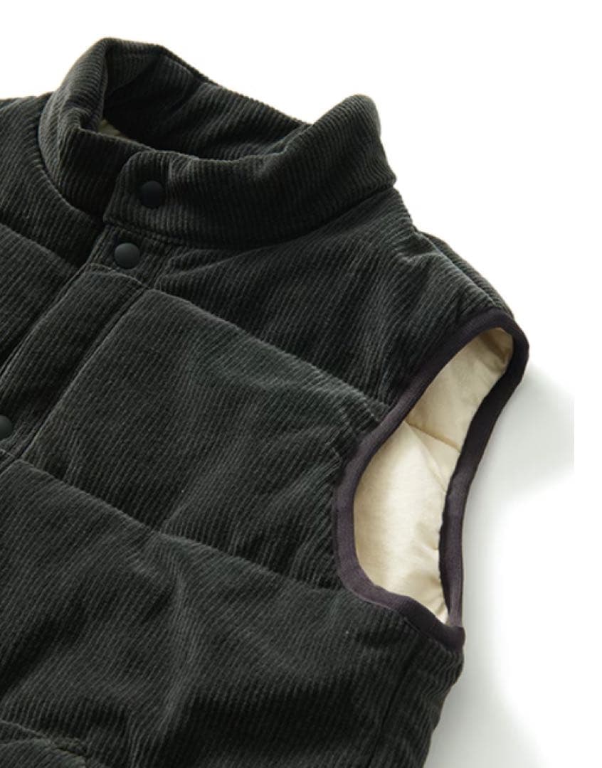 GOOD ON ニットコーディロイ ベスト Mサイズ。