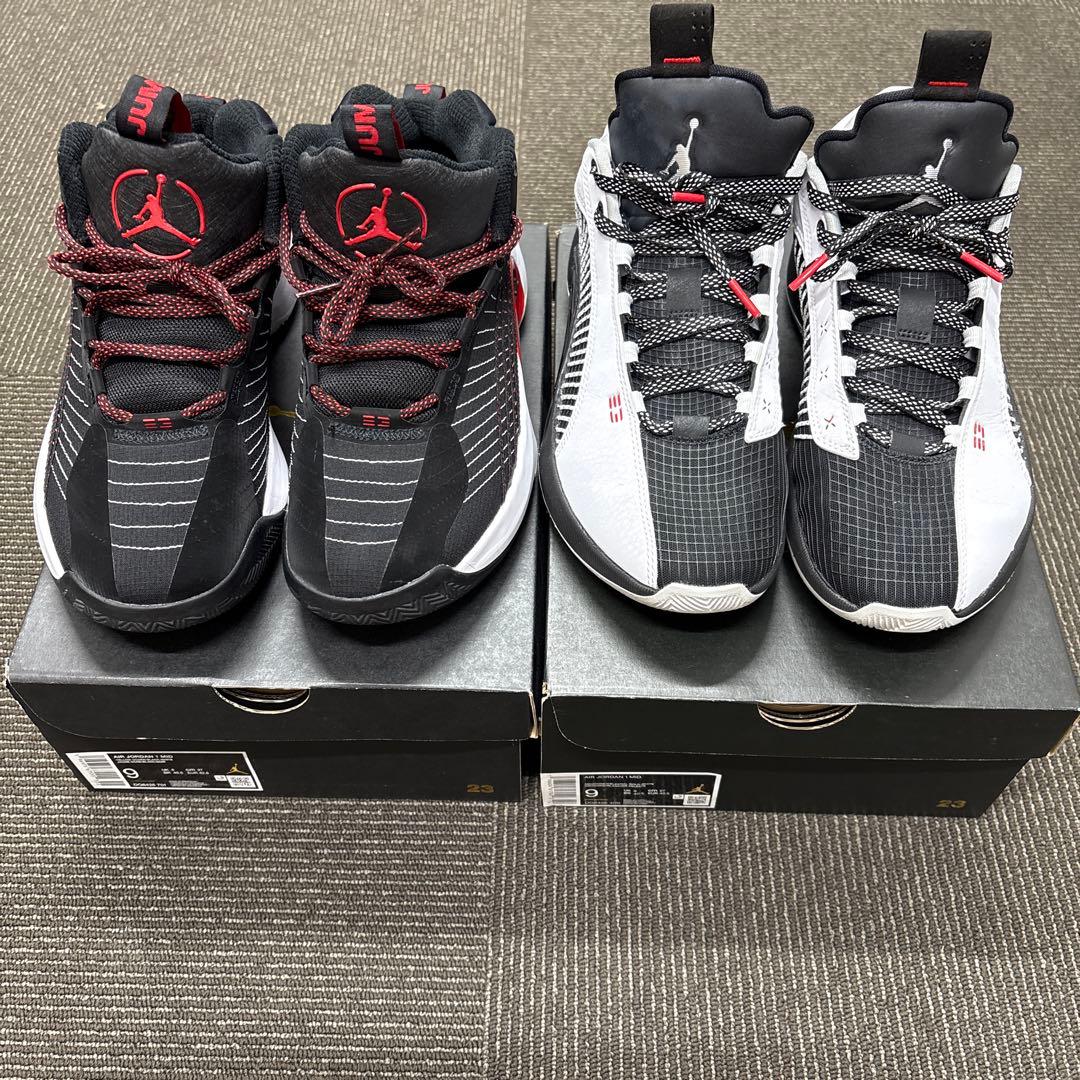 エアジョーダン2足。サイズUS9 27.0cm
