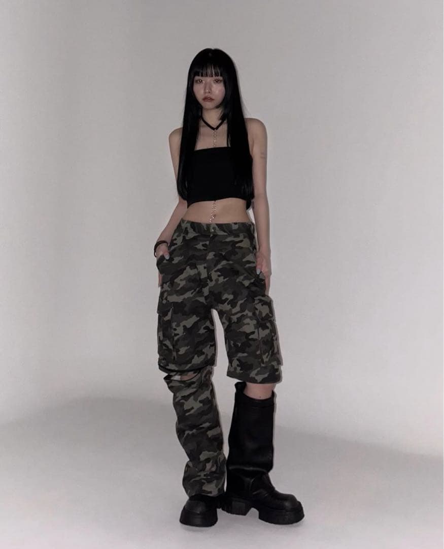 パンツ kiss the club 2way mode cargo pants