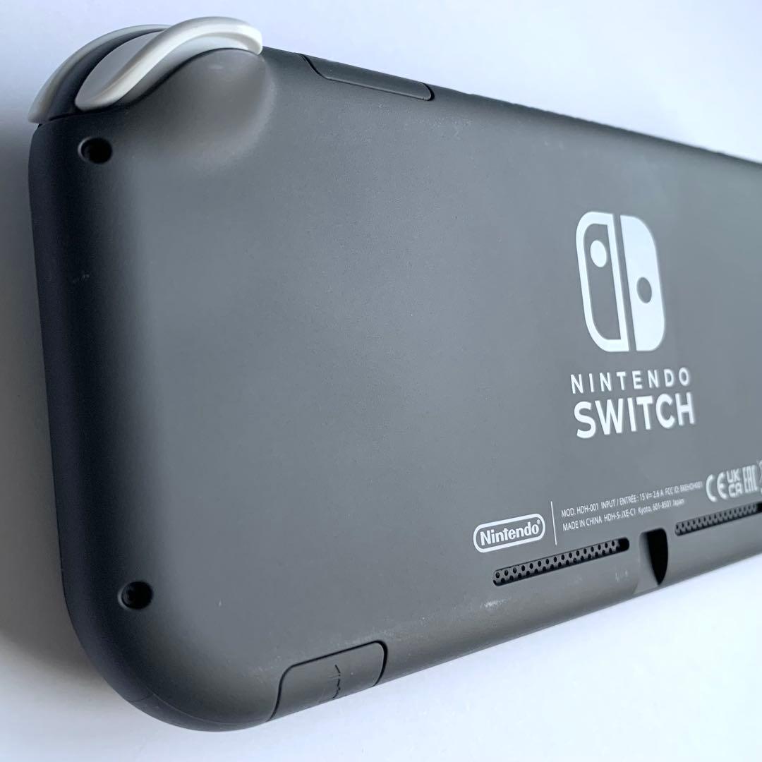 Nintendo Switch Lite 本体 グレー(充電器・ケース付き)