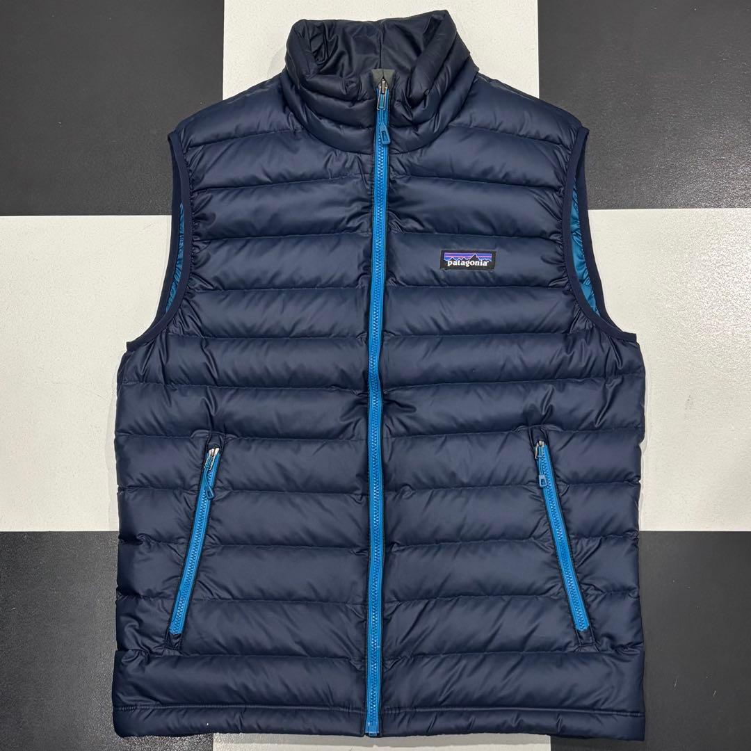 美品 15年 限定 パタゴニア ダウン セーター ベスト NVYB S down
