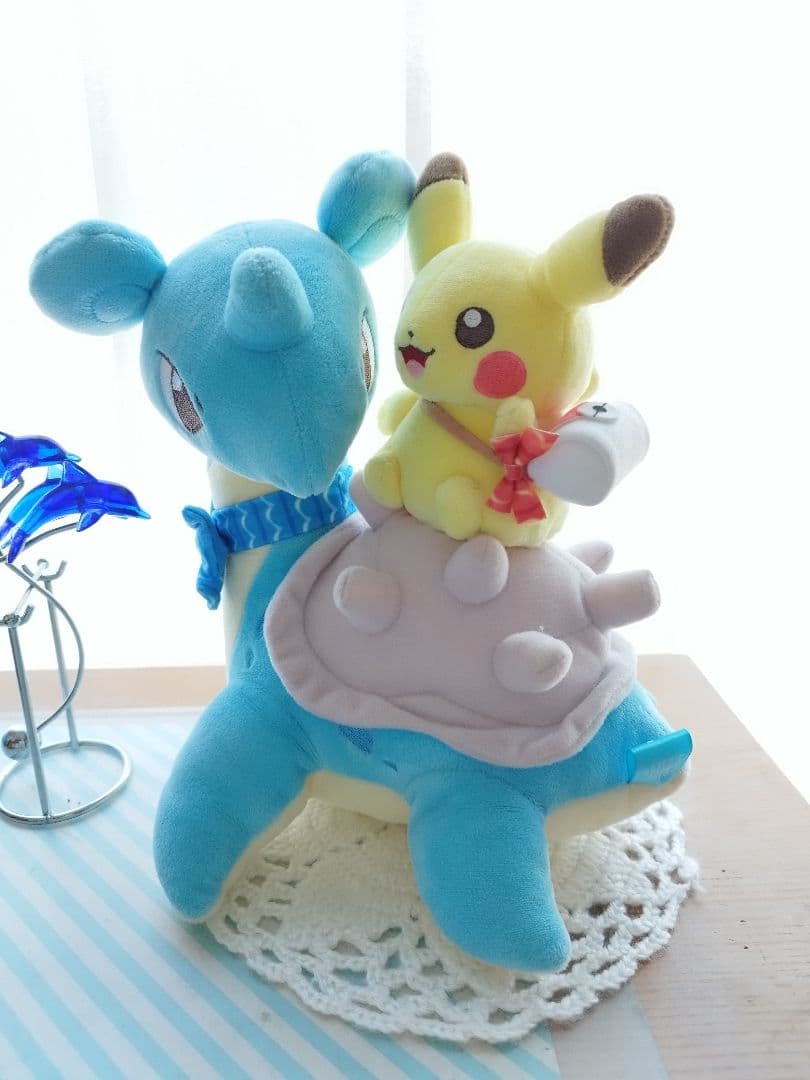 ラプラスに乗って　ぬいぐるみ