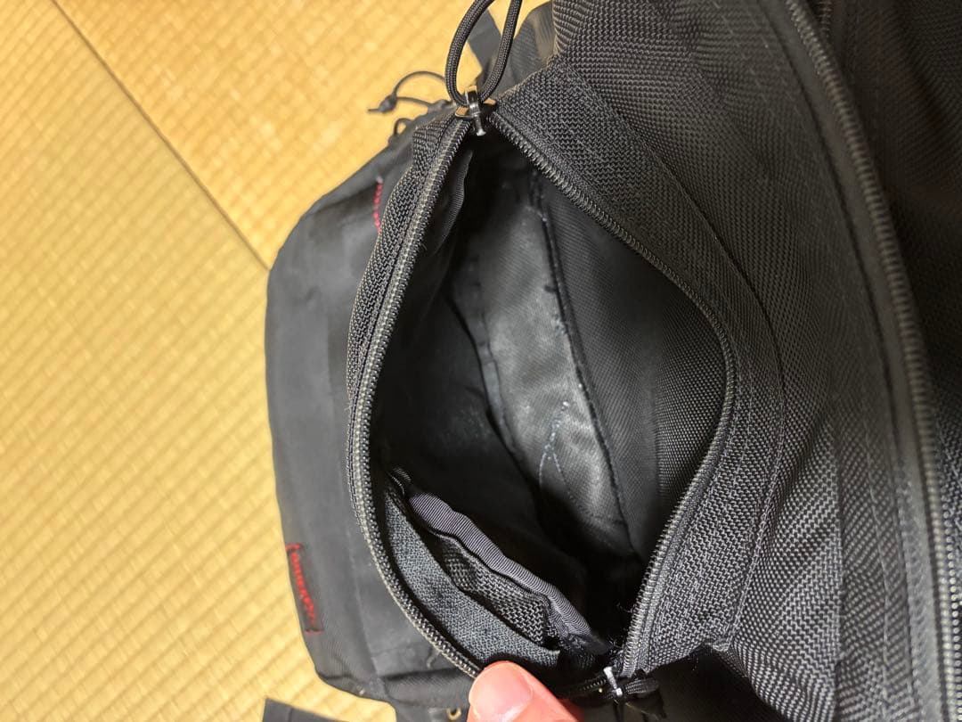 希少　美品 ブリーフィング コンパクトパック　廃盤USA リュック 黒