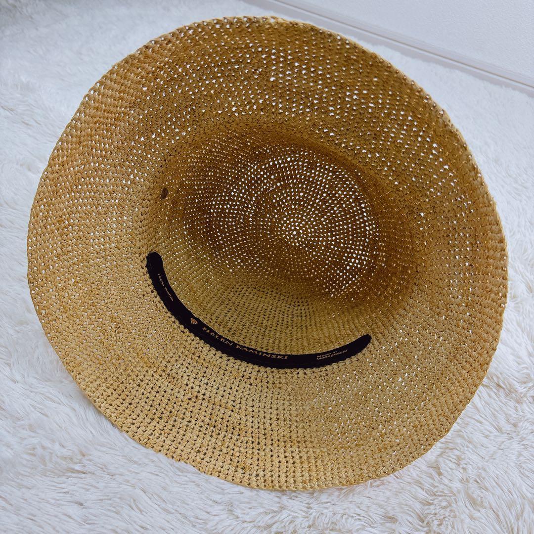 ☆美品☆ヘレンカミンスキー ラフィア ハット プロヴァンス8 ベージュ
