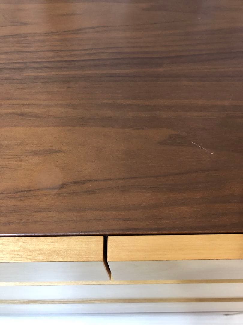 木目のカラフル5段チェスト　120cm幅