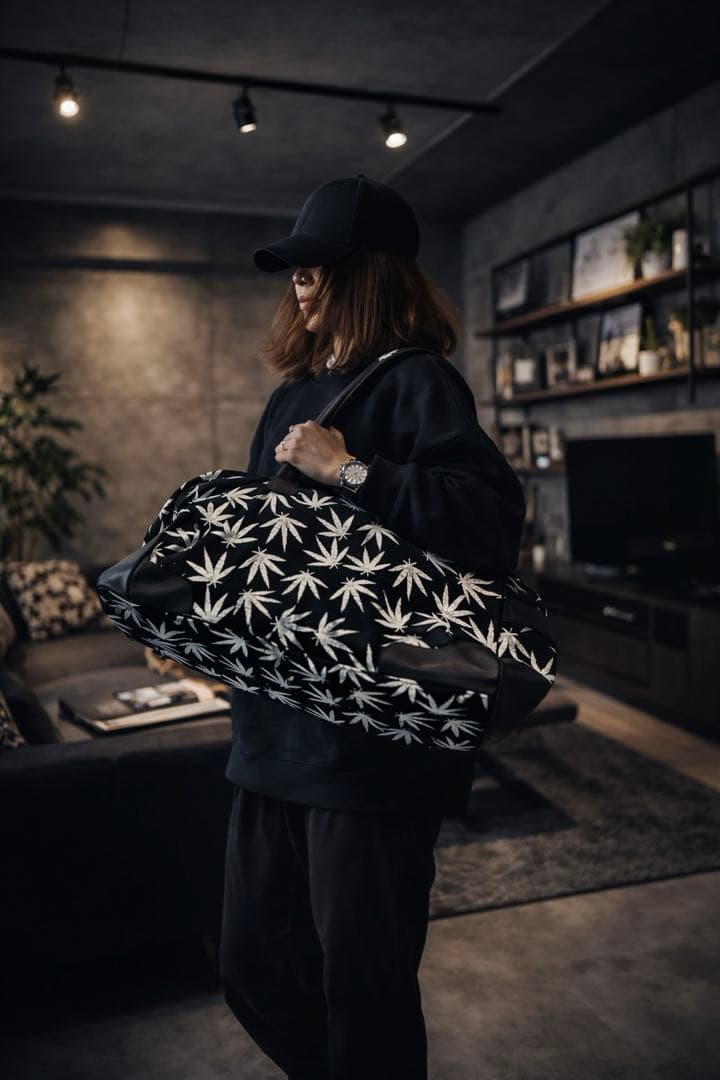 【希少】OZONE ROCKS ヘンプ柄 ボストンバッグ 大容量