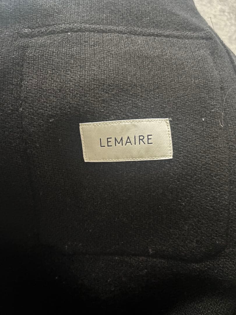 LEMAIRE ノーカラージャケット ブラック