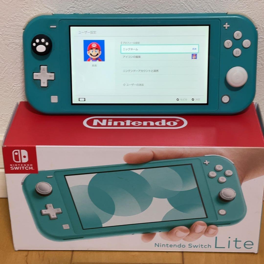 Nintendo Switch Lite ターコイズ 本体 箱付き