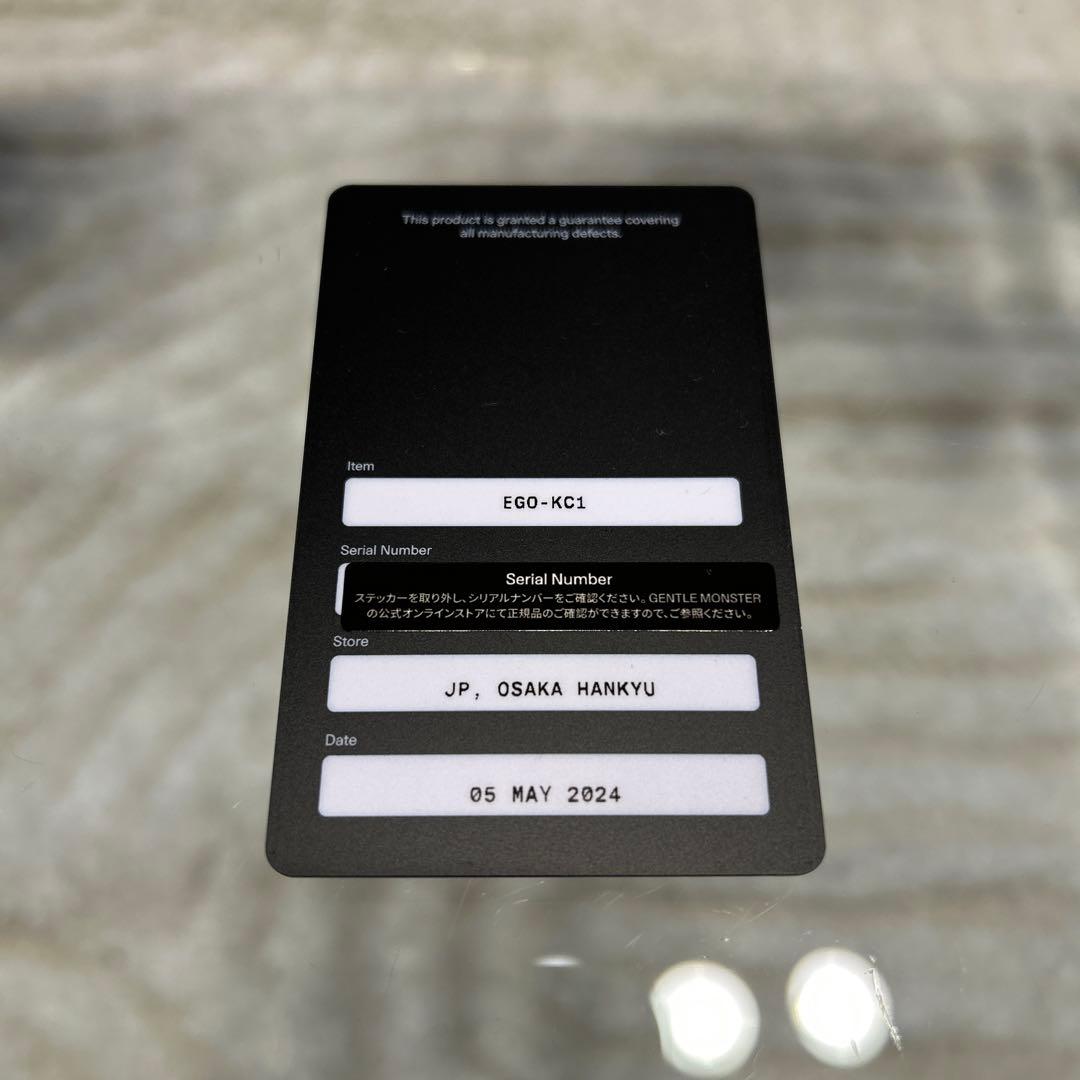 gentle monster ジェントルモンスター EGO-KC1 BOLD