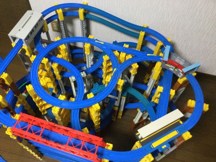 プラレール線路　9階レイアウト