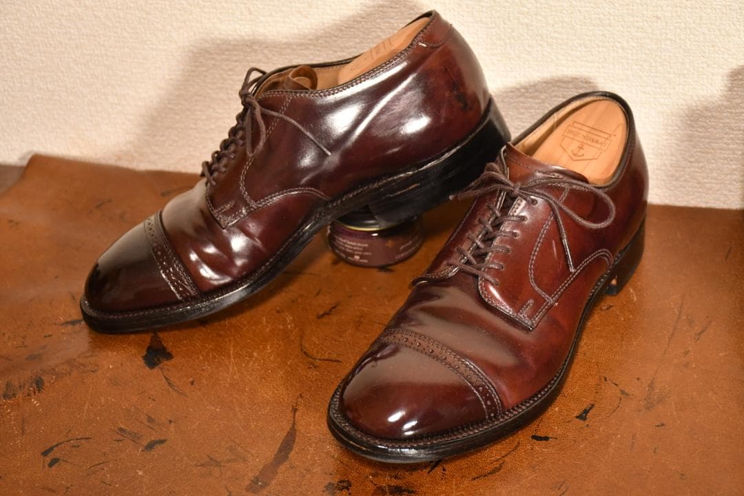靴 ALDEN #56201 cordovan 6A/C 24cm