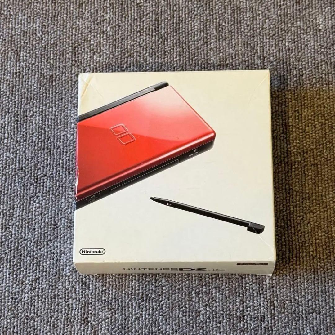 【未使用】ニンテンドーDS LITE クリムゾン・レッド 箱付き ①