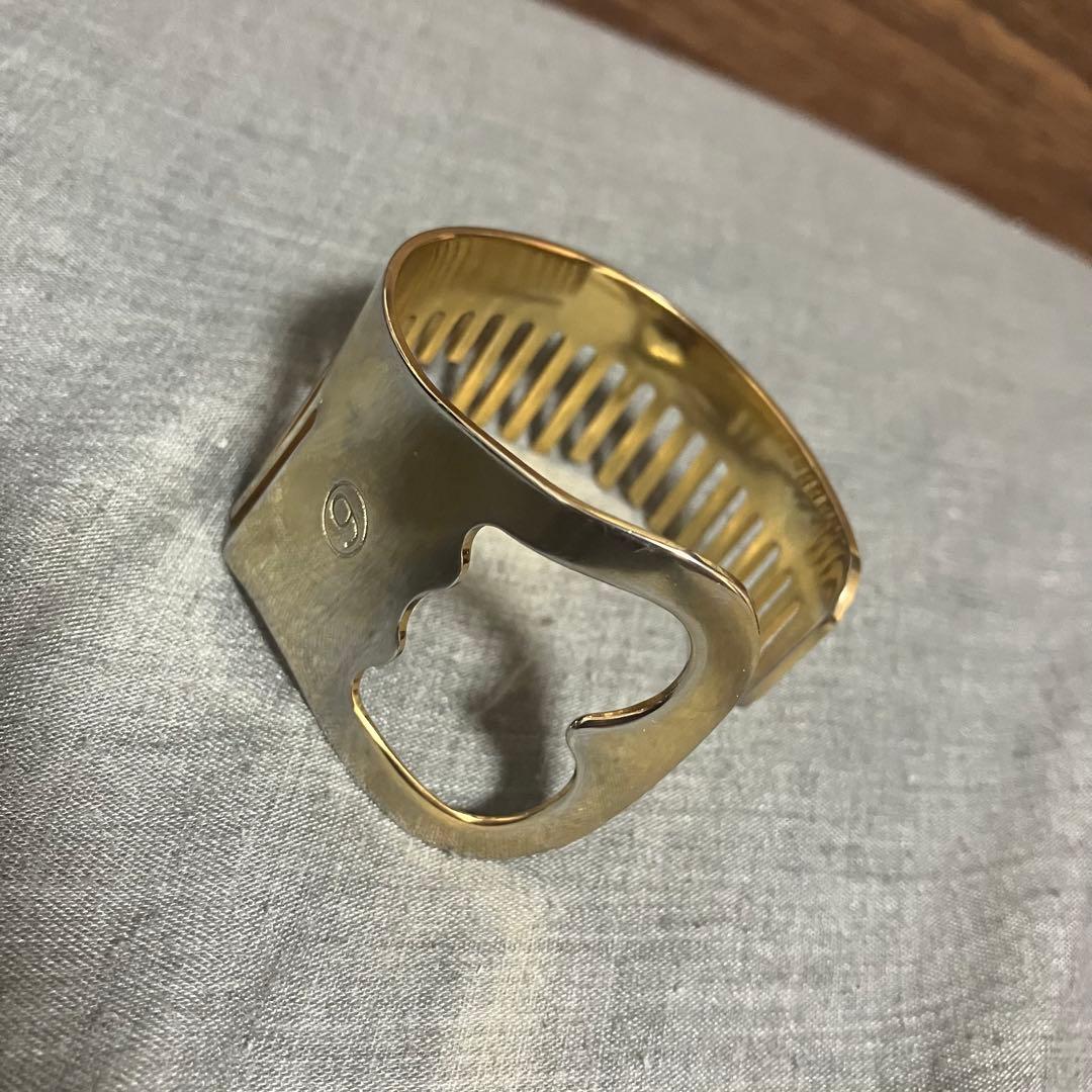 MM6 マルタンマルジェラ　コーム　バングル　ゴールド　マルジェラ