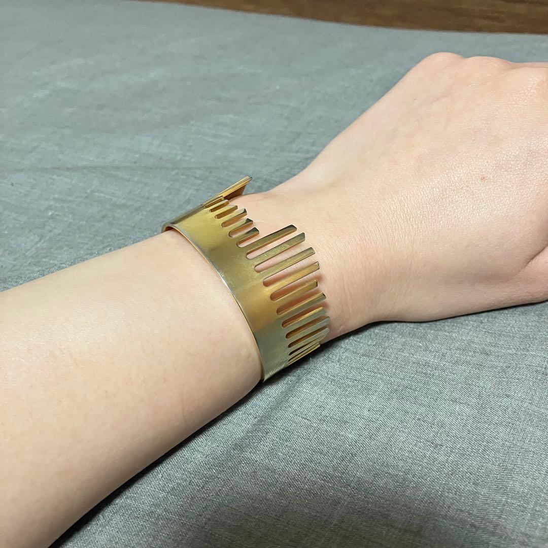 MM6 マルタンマルジェラ　コーム　バングル　ゴールド　マルジェラ