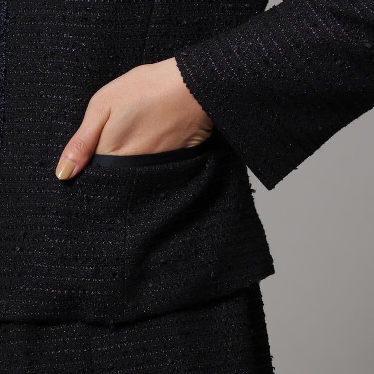 新品 UNTITLED スカートスーツ M ネイビー