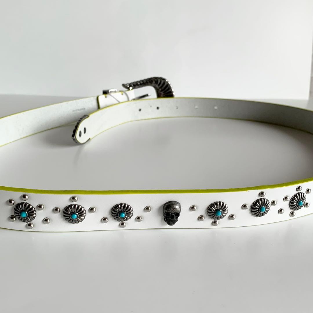 マークアンドロナ MARK&LONA ゴルフベルト ホワイト