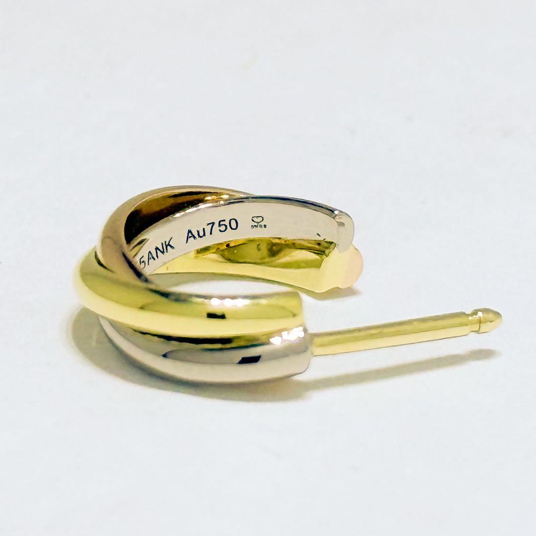 ⚪︎Cartier カルティエ トリニティ ピアス 750 K18 1.8g 片耳