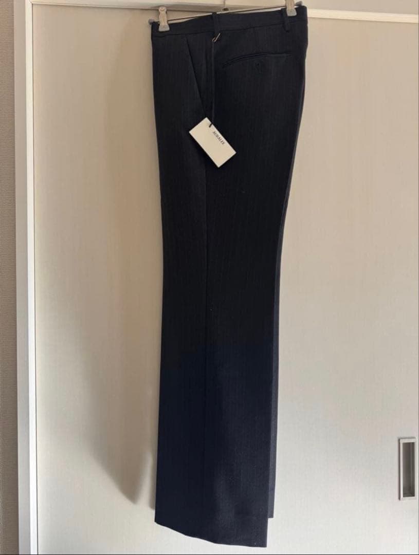 パンツ AURALEE BLUEFACED WOOL NARROW SLACKS 3