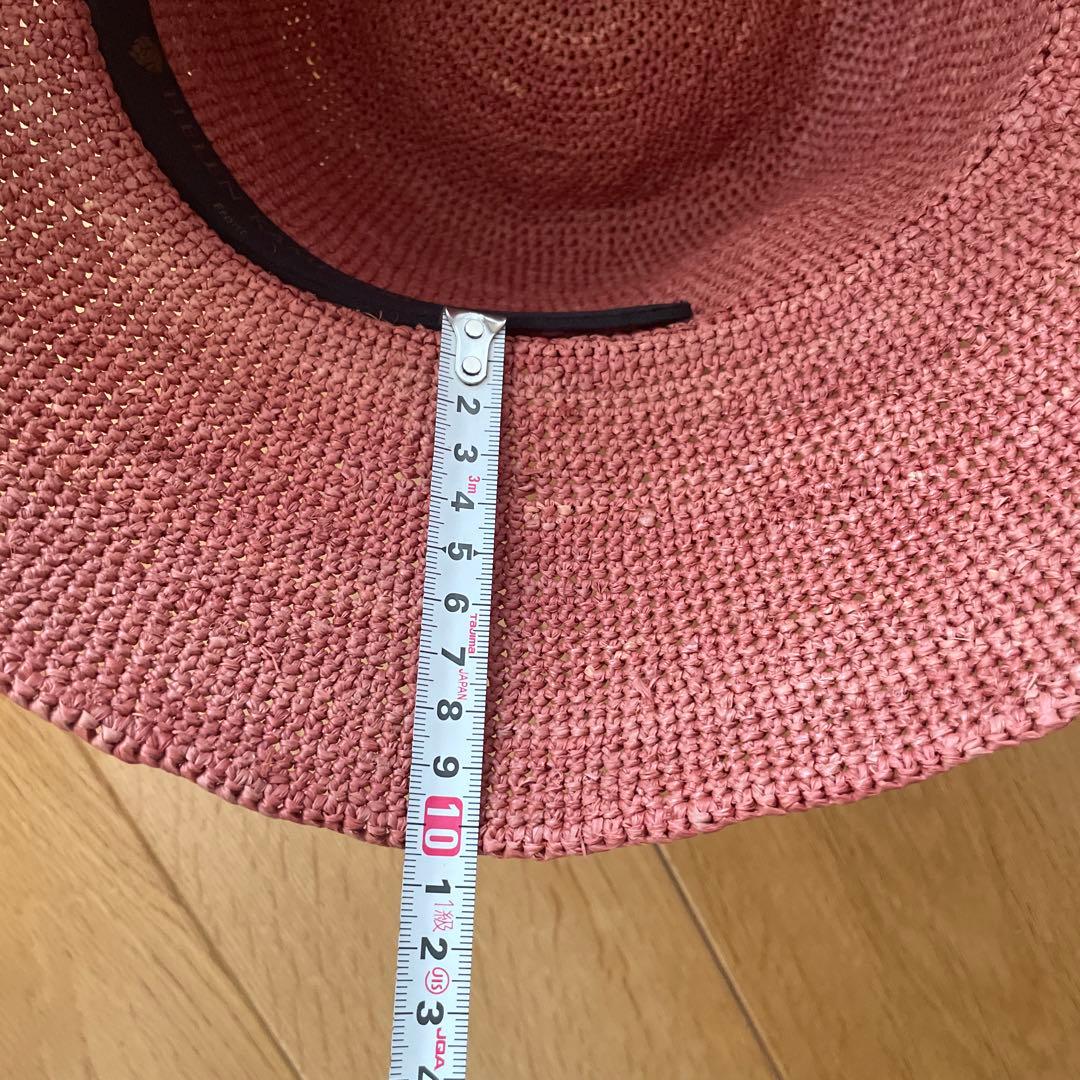 HELEN KAININGS ピンク 麦わら帽子