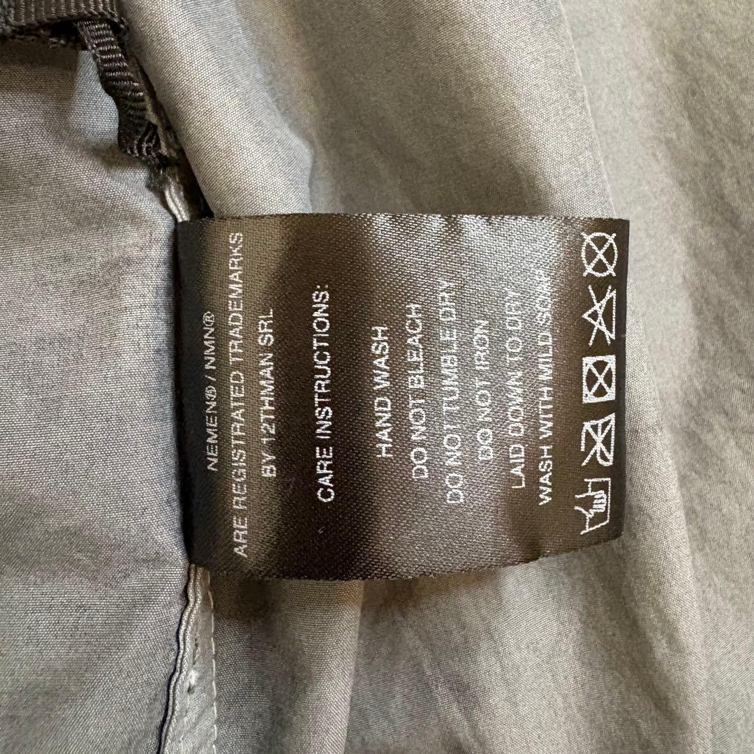 NEMEN ガーメントダイ シャツジャケット stone  TenC