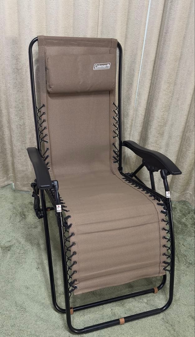 美品　送料込み　【Coleman／コールマン】インフィニティチェア　ベージュ